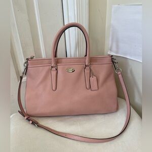Coach Pebbled Leather Morgan Satchel EUC